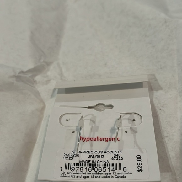 Lucky Brand Modern Set Stone Earring/NWT - Picture 6 of 8